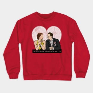 Nick and Nora Charles from The Thin Man Crewneck Sweatshirt